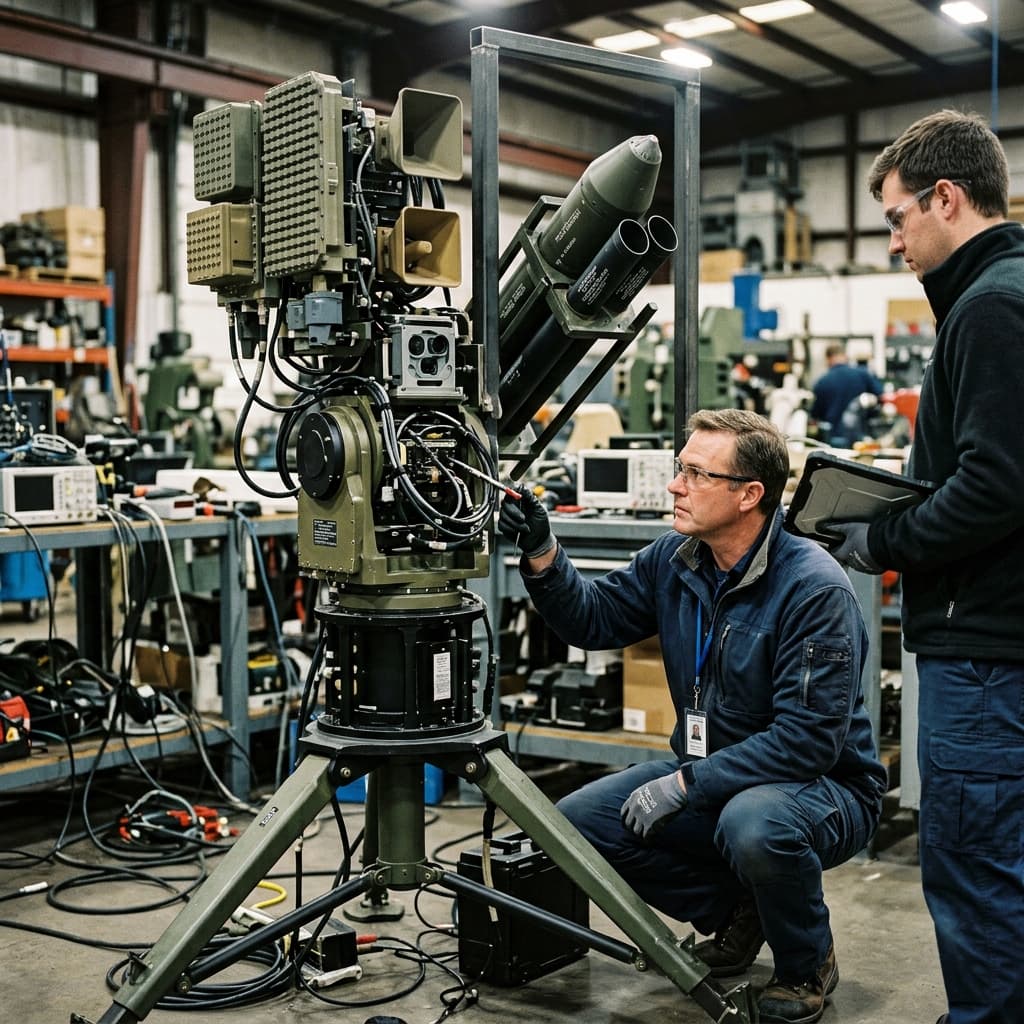 Counter-UAS radar and kinetic defeat integration system