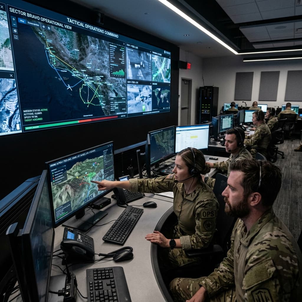 Specialized flight operations and telemetry command center