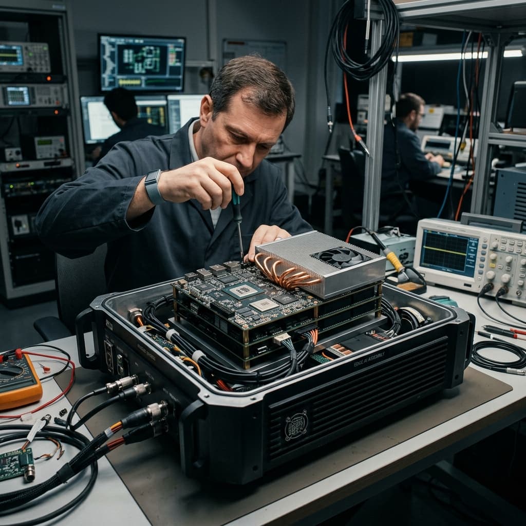 Edge machine vision and tensor calculation hardware