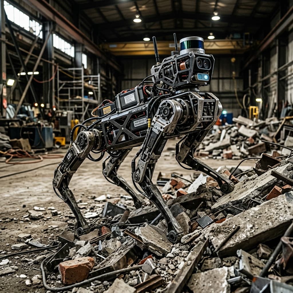 Dynamic quadruped biomimetic robotic drone frame