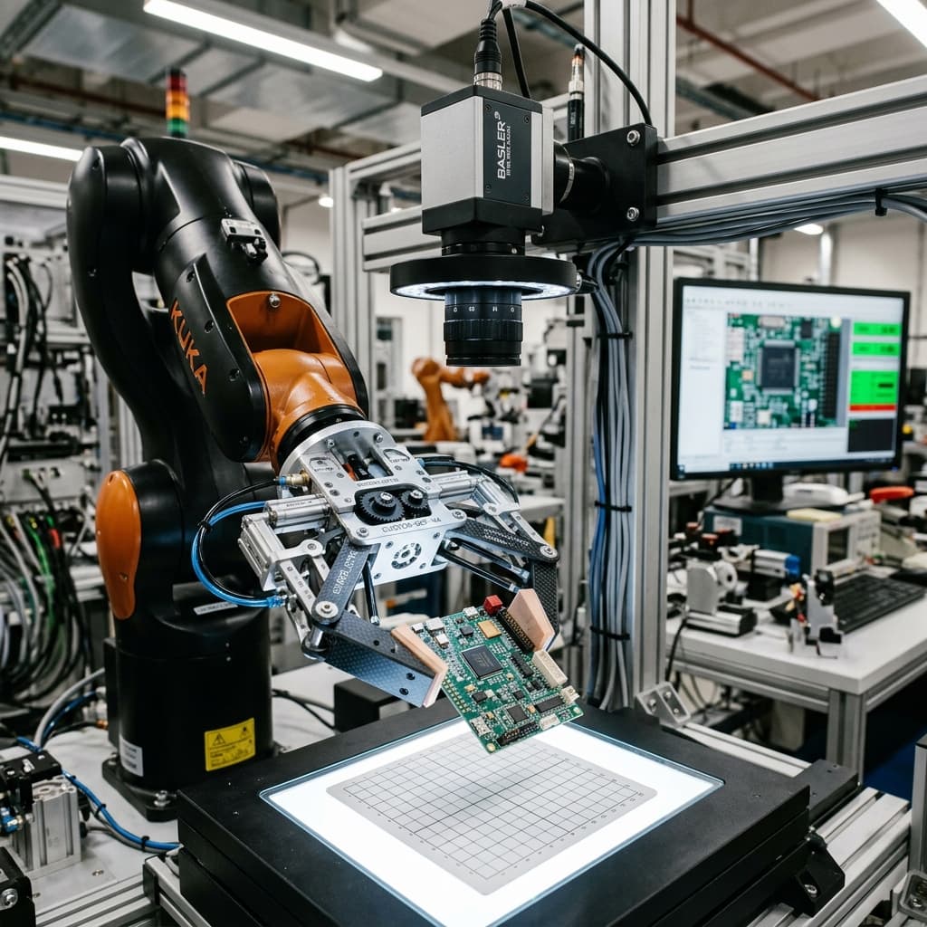 A robust multi axis tool changer exposing heavy current electrical contacts and pneumatic pass through ports