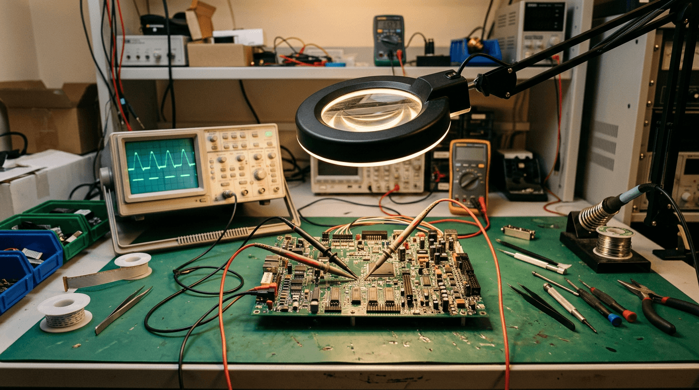 Software developer focused on code and delivery quality at a workstation